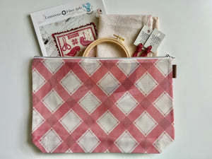 Berry Mad for Plaid Project Bag by It's Sew Emma