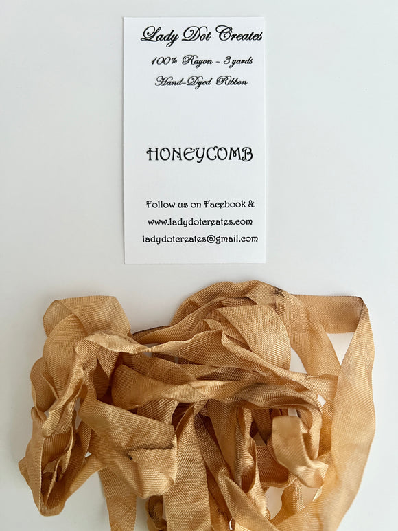 Honeycomb Rayon Ribbon by Lady Dot Creates