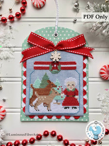 Christmas in the Kitchen: Candy Canes by Luminous Fiber Arts DIGITAL PDF Pattern