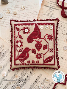 Gathering Berries by Luminous Fiber Arts Cross Stitch Pattern