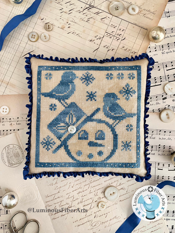 Gathering Snowflakes by Luminous Fiber Arts Cross Stitch Pattern