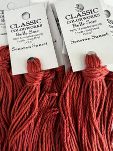 Belle Soie Sonoran Sunset Over-Dyed Silk Floss