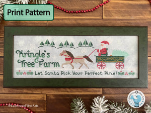 Kringle's Tree Farm by Luminous Fiber Arts Printed Paper Pattern