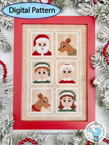 Merry Greetings by Luminous Fiber Arts DIGITAL PDF Pattern