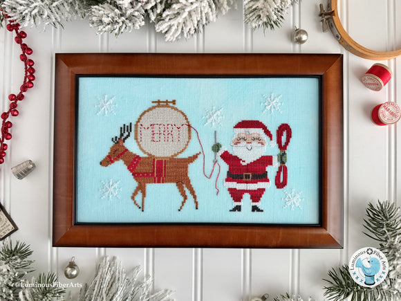 Merry Stitchmas by Luminous Fiber Arts Cross Stitch Pattern