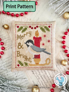 Merry & Bright by Luminous Fiber Arts Printed Paper Pattern