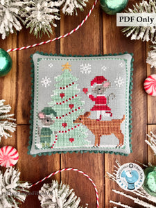 Mousecapades 6: Trimming the Tree by Luminous Fiber Arts DIGITAL PDF Pattern