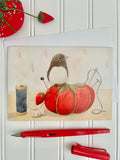 Perfectly Perched Greeting Card