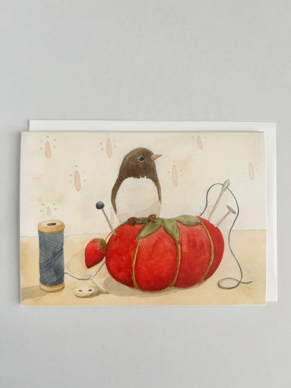 Perfectly Perched Greeting Card