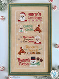 Santa's Sweet Shoppe by Luminous Fiber Arts Cross Stitch Pattern