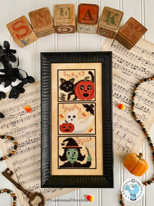 Sneaky Spooky Spells by Luminous Fiber Arts Cross Stitch Pattern