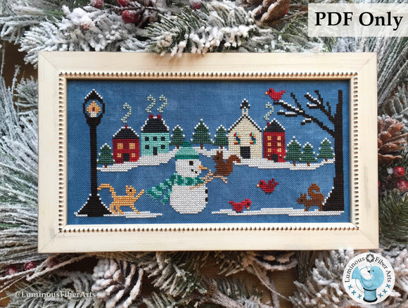 Snow Many Friends by Luminous Fiber Arts DIGITAL PDF Pattern