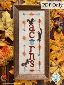 Squirreling Around by Luminous Fiber Arts DIGITAL PDF Pattern