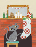 A Purr-fect Christmas Greeting Card