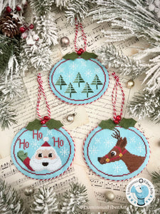 Wintergreen Christmas by Luminous Fiber Arts Cross Stitch Pattern