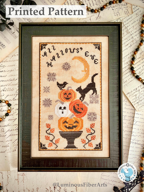 All Hallows' Eve by Luminous Fiber Arts Printed Paper Pattern