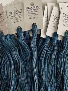 Belle Soie Mer Bleu Over-Dyed Silk Floss