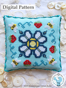 Berry Buzz by Luminous Fiber Arts DIGITAL PDF Pattern