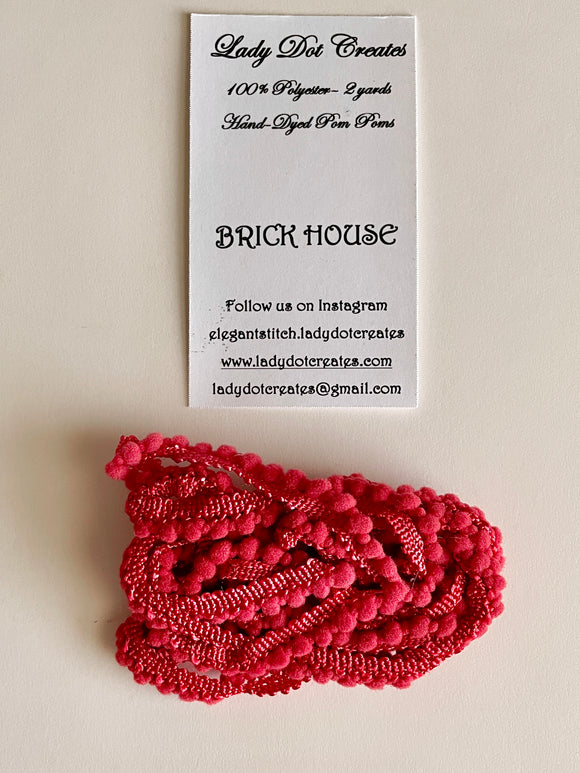 Brickhouse Mini Pom Pom Trim by Lady Dot Creates