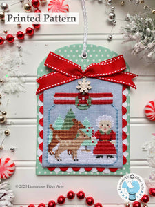 Christmas in the Kitchen: Candy Canes by Luminous Fiber Arts Printed Paper Pattern