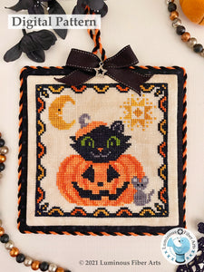 Cat-O-Lantern by Luminous Fiber Arts DIGITAL PDF Pattern