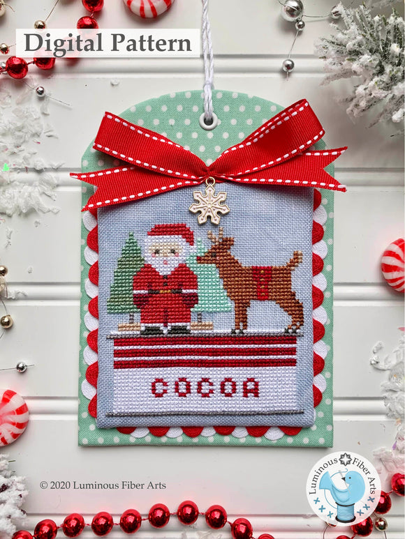 Christmas in the Kitchen: Cocoa by Luminous Fiber Arts DIGITAL PDF Pattern