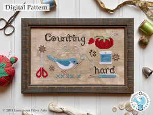 Counting Is Hard by Luminous Fiber Arts DIGITAL PDF Pattern