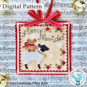 Fleece Navidad by Luminous Fiber Arts DIGITAL PDF Pattern