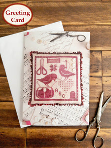 Gathering Stitches Greeting Card