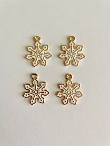 Snowflake Charms for Christmas in the Kitchen