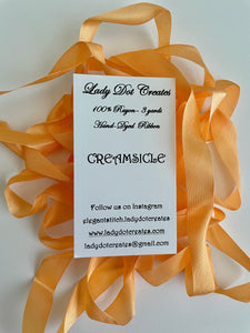 Creamsicle Rayon Ribbon by Lady Dot Creates