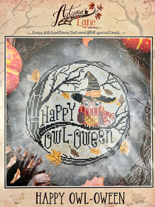 Happy Owl-Oween by Autumn Lane Stitchery