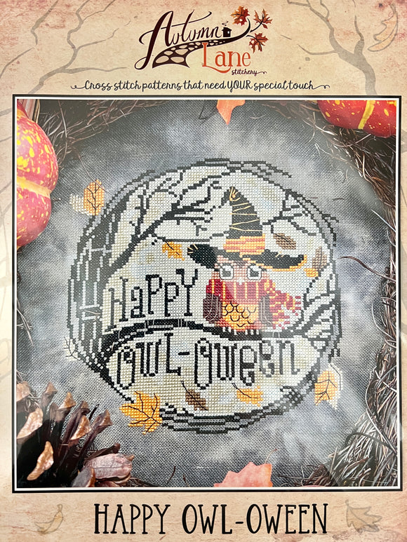 Happy Owl-Oween by Autumn Lane Stitchery