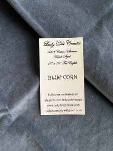 Blue Corn Velveteen by Lady Dot Creates