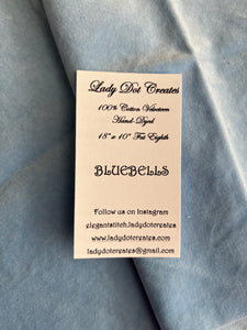Bluebells Velveteen by Lady Dot Creates