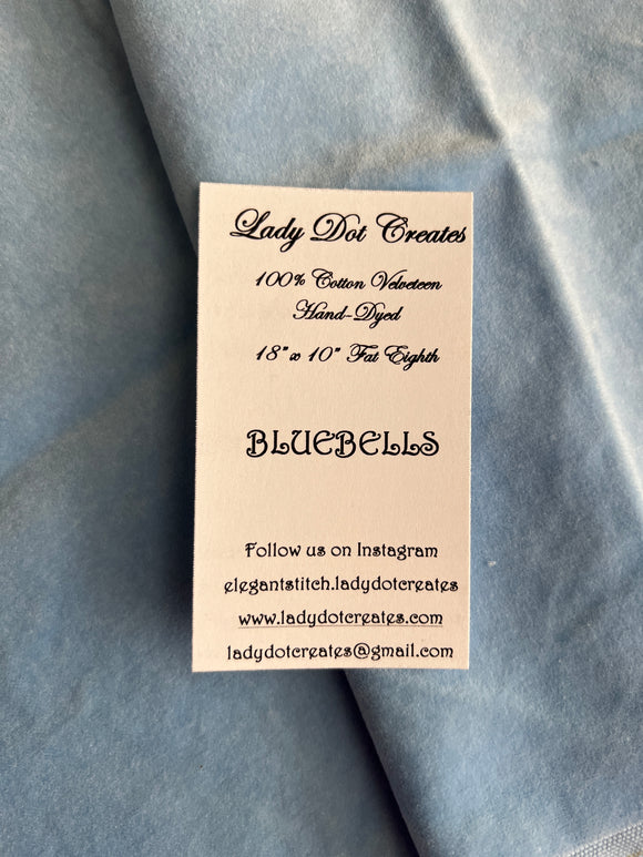 Bluebells Velveteen by Lady Dot Creates