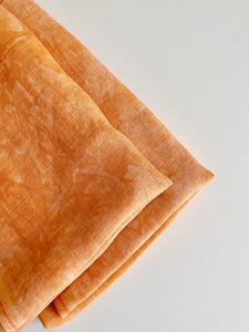 Linen "Soft Pumpkin" from Luminous Fiber Arts