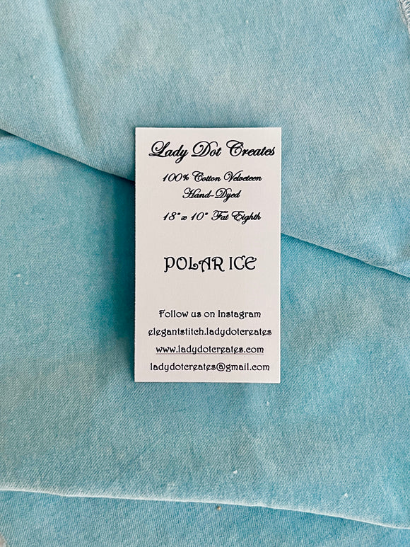 Polar Ice Velveteen by Lady Dot Creates