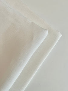 White Zweigart Fat Quarter: Choose Linen, Aida, or Lugana, and Count