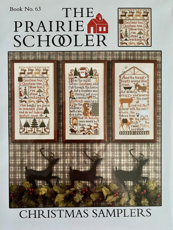 Christmas Samplers #63 (Reprint) by Prairie Schooler