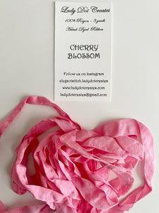 Cherry Blossom Rayon Ribbon by Lady Dot Creates