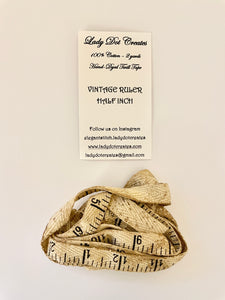 Vintage Ruler Twill Tape by Lady Dot Creates