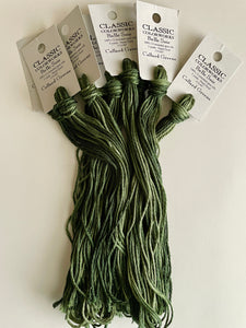 Belle Soie Collard Greens Over-Dyed Silk Floss