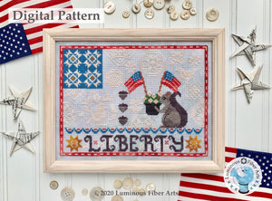 Liberty Quaker by Luminous Fiber Arts DIGITAL PDF Pattern