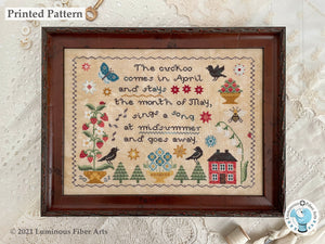 Midsummer Song by Luminous Fiber Arts Printed Paper Pattern