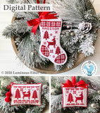 Noël Rouge by Luminous Fiber Arts DIGITAL PDF Pattern