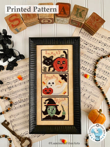 Sneaky Spooky Spells by Luminous Fiber Arts Printed Paper Pattern