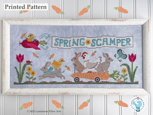 Spring Scamper by Luminous Fiber Arts Printed Paper Pattern