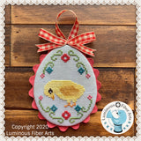 Printed Paper Pattern: Farm Fresh Eggs Cross Stitch by Luminous Fiber Arts